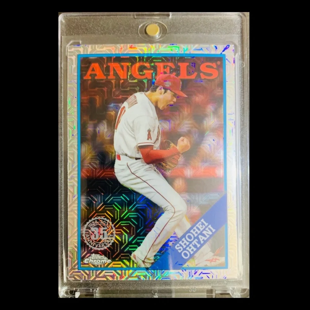 AUTHENTIC Rare Shohei Ohtani Mojo Refractor Baseball Card ~ Los Angeles Dodgers